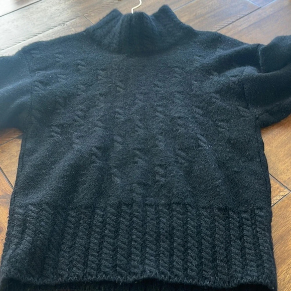 SERAC 100% Wool Black Chunky Sweater size M - Picture 16 of 16